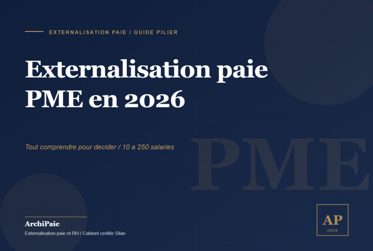 Cover externalisation paie PME guide Archipaie