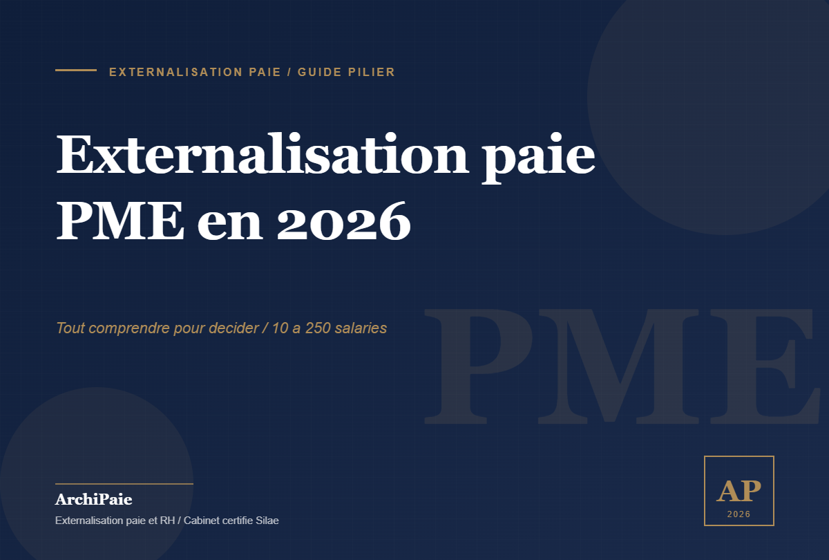Cover externalisation paie PME guide Archipaie