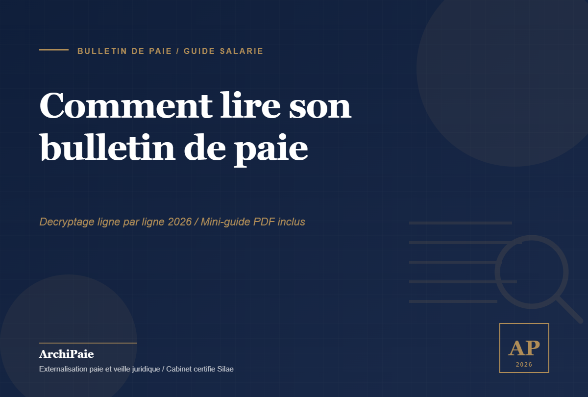 Comment lire son bulletin de paie : décryptage ligne par ligne 2026
