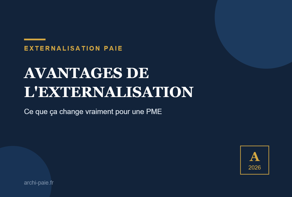 Avantages de l'externalisation paie pour une PME - Archipaie