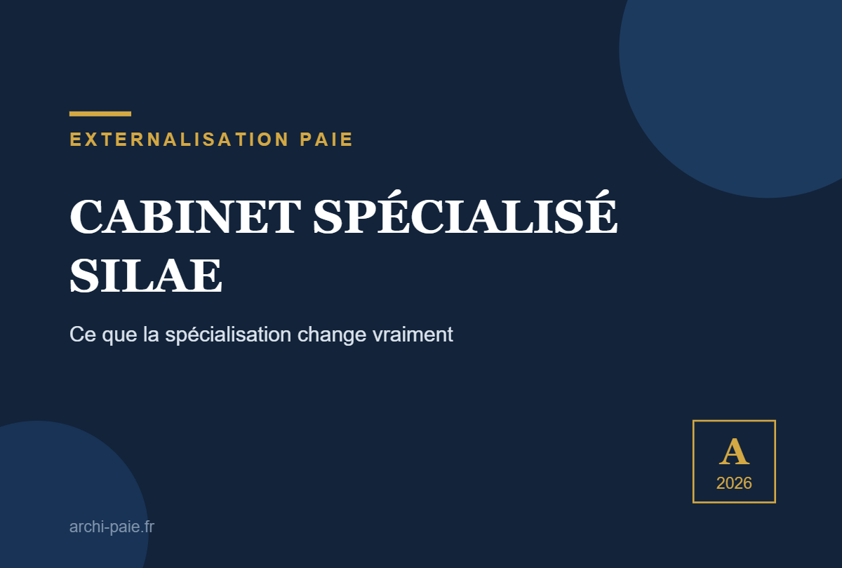 Cabinet spécialisé Silae : ce que ça change - Archipaie