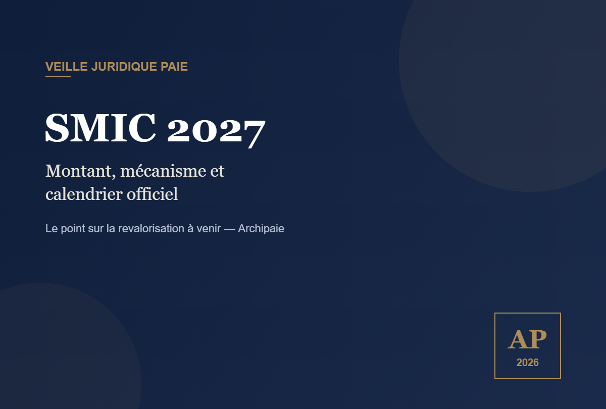 SMIC 2027 : montant, mécanisme et calendrier - Archipaie