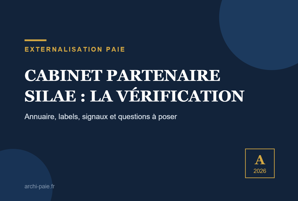 Comment vérifier qu'un cabinet est partenaire Silae - Archipaie